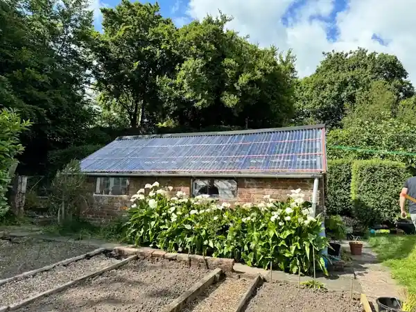 Specialist corrugated pitched roof Devon